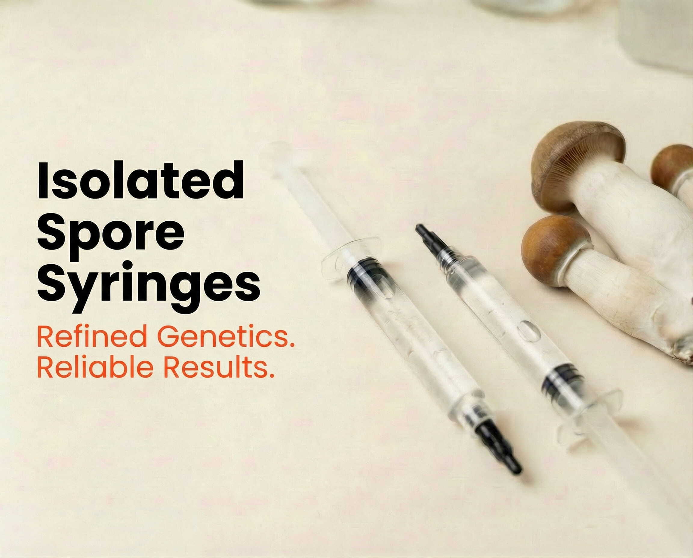 Isolated Spore Syringes