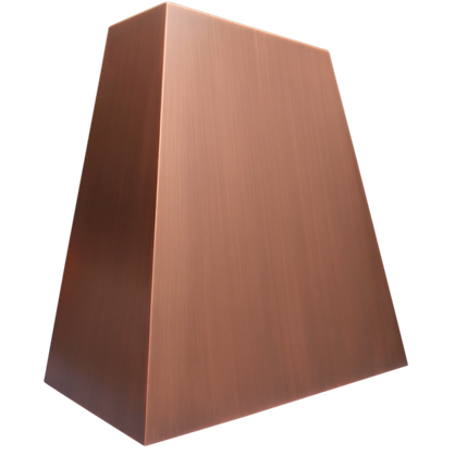 Nashville Bloom Range Hood: A handcrafted metal pyramid-shaped range hood that captures Music City's spirit with clean lines and contemporary warmth. Custom-made with Artisanal Craftsmanship to be the culinary centerpiece of your kitchen.