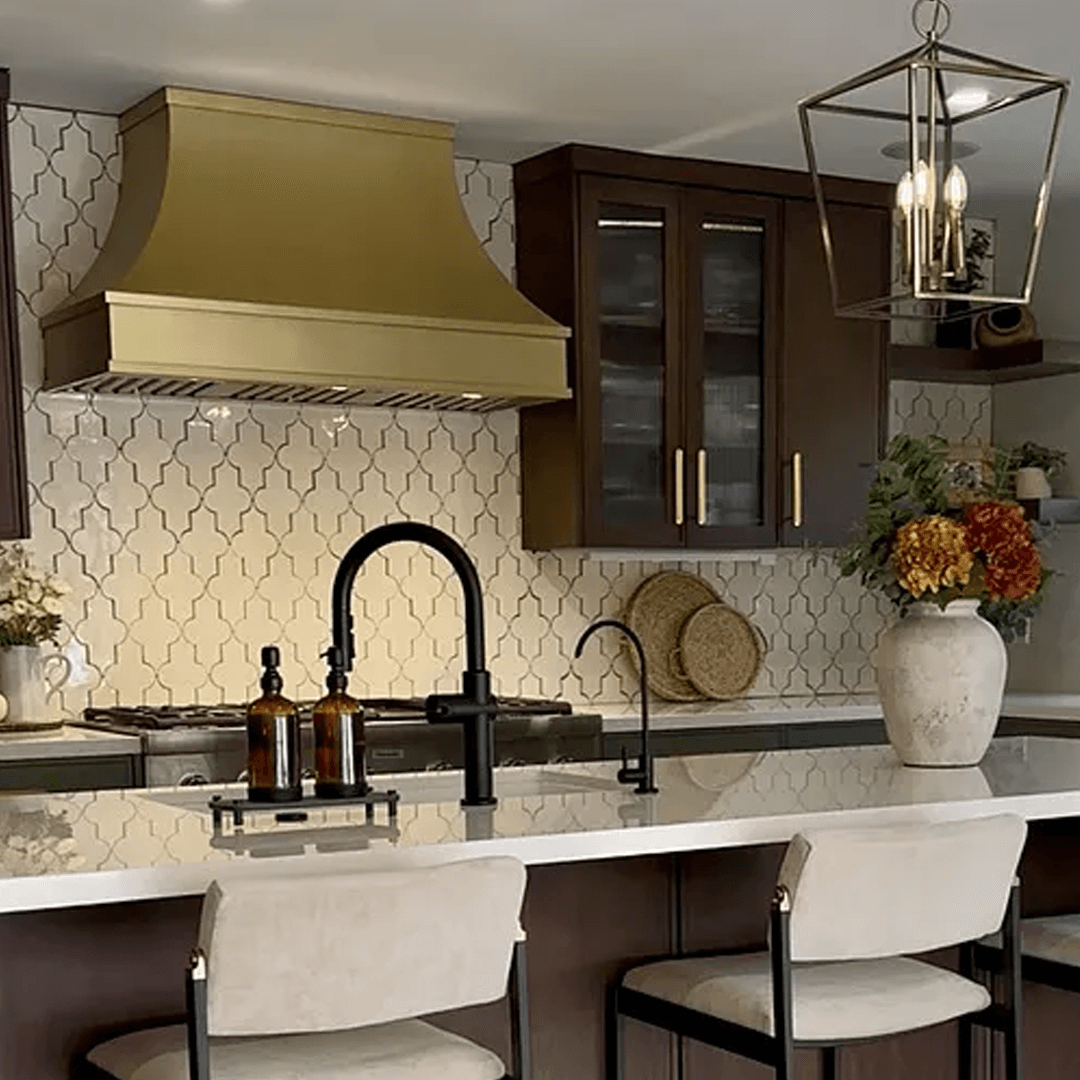 New York Natural Brass Custom Hood