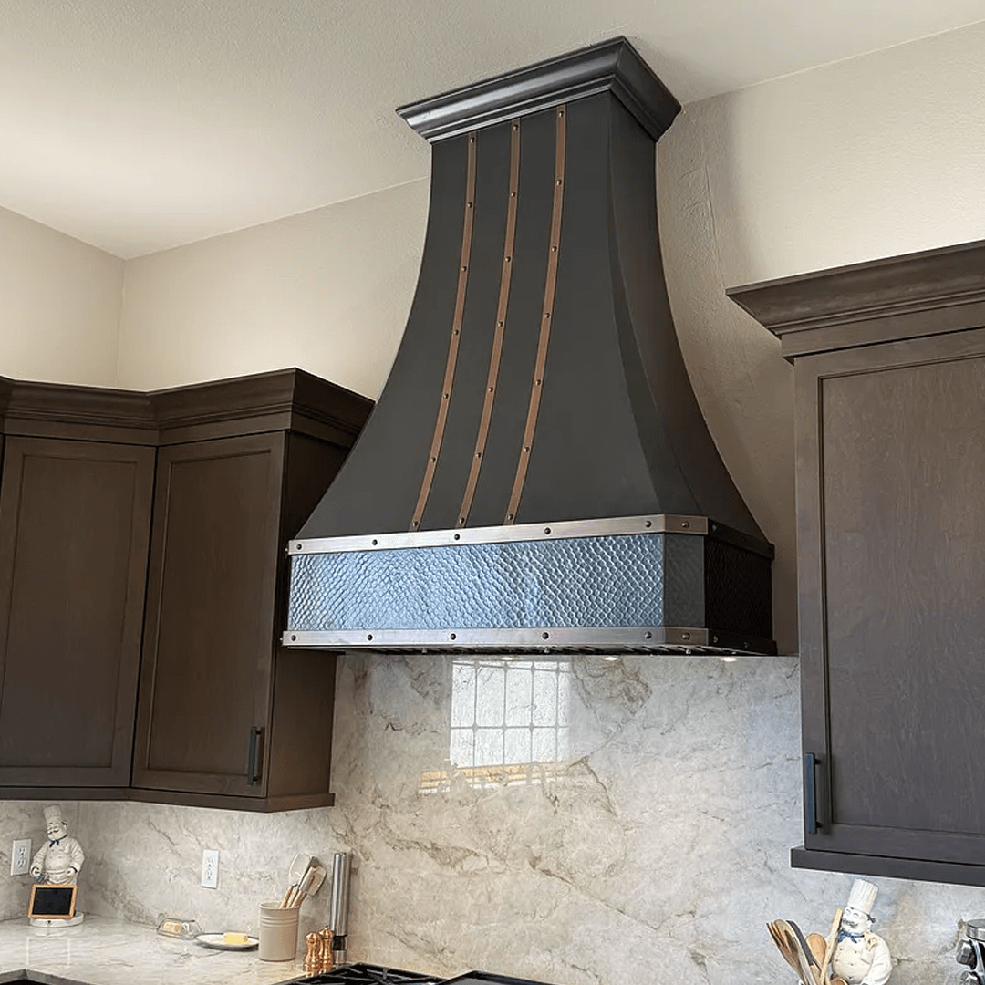 Venetian Custom Hood Dark Straps Rivets