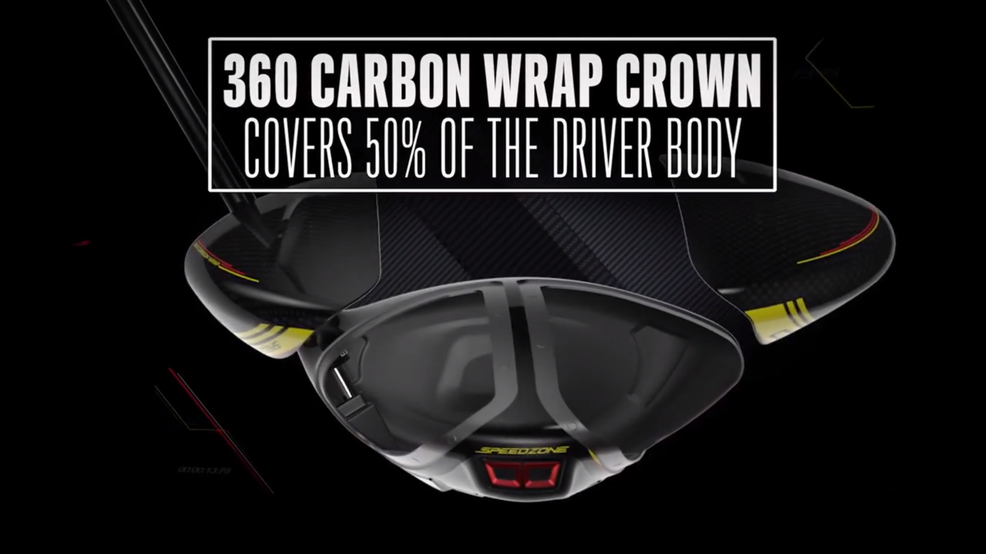 Cobra speedzone - Light Zone - 360 Carbon Wrap Crown