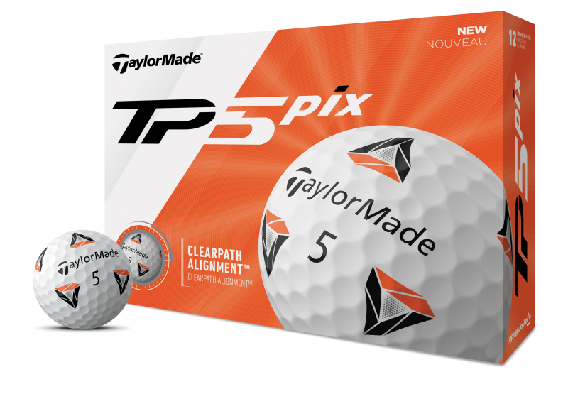 TaylorMade tp5 and tp5x pix golf balls - atl box image