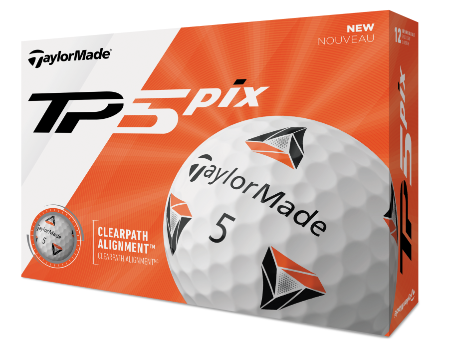 TaylorMade Pix 2020 Golf Ball - animated gif