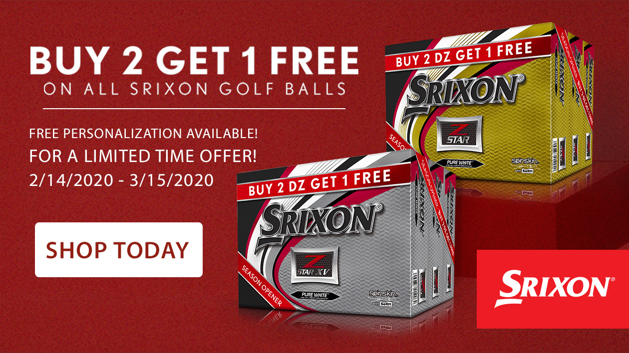 Srixon Buy 2, Get 1 Golf Balls!
