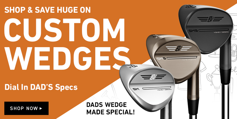 Custom Wedges are a unique gift for Father's Day!