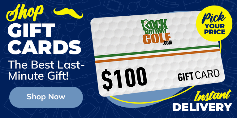 Shop Rock Bottom Golf Gift Cards - The PERFECT Gift For Dad!
