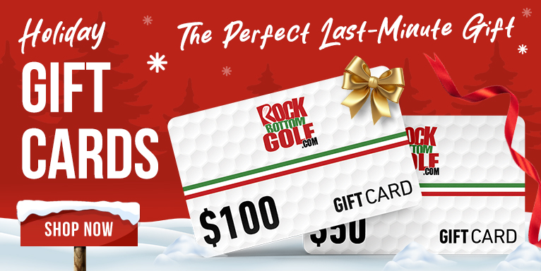 Shop Rock Bottom Golf Gift Cards - The PERFECT Holiday Gift For Any Golfer!