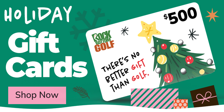 Shop Rock Bottom Golf Gift Cards - The PERFECT Holiday Gift For Any Golfer!