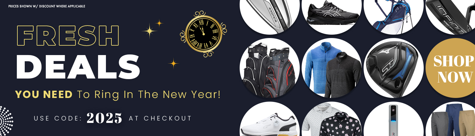 Fresh Golf Gear Deals To Ring In The New Year! Shop Now! - desktop image
