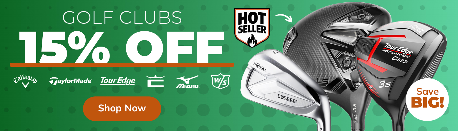 15% Off Golf Clubs! Shop Now!
