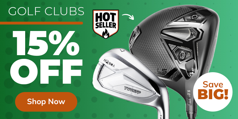 15% Off Golf Clubs! Shop Now!