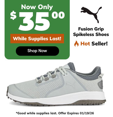 Flash Sale ⚡ $35 PUMA Fusion Grip Spikeless Golf Shoes! Shop Now!