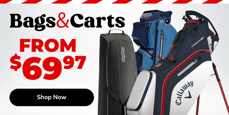 Golf Bags & Carts Starting At $69.97! Shop Now!