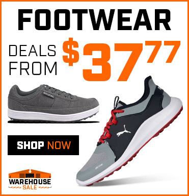 Warehouse Sale! Save HUGE On Golf Shoes and Footwear Starting At $37.77! Shop Now!