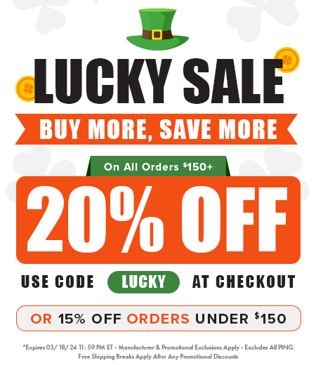 Buy More, Save More For St Paddys Day 2024! Save On Golf Clubs, Golf Bags, Apparel, Shoes, Golf Electronics and MORE! Shop Now!