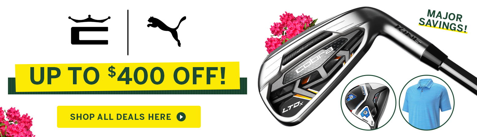 Save Up To $400 On Cobra And Puma Golf Gear! Shop Now!