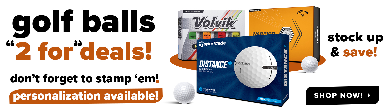 2 For Golf Balls Deals! Personalize Them! Shop Now!