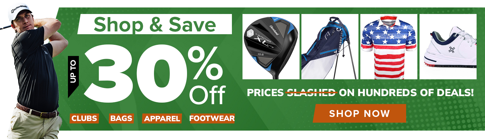 Swing Into Spring With Up To 30% Off! Save On Golf Clubs, Golf Bags, Apparel, Shoes, and MORE! Shop Now!