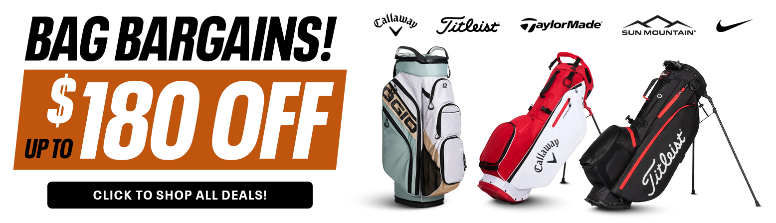 Prior Generation Golf Bag Deals! Save Up To 180! Shop Now!