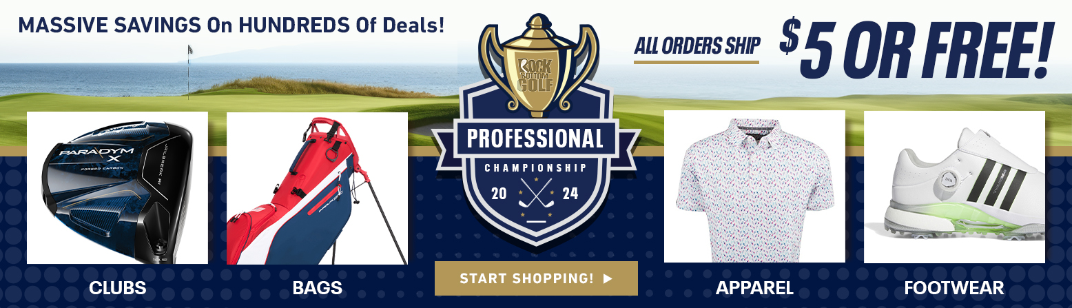 Dollar Days Savings! Save On Golf Clubs, Golf Bags, Apparel, Shoes, and MORE! Shop Now!