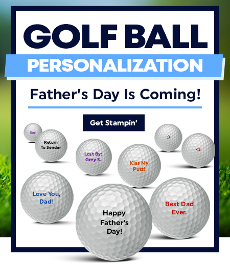 Personalized Golf Balls For Dad! The Perfect Fathers Day Golf Gift! Shop Now!