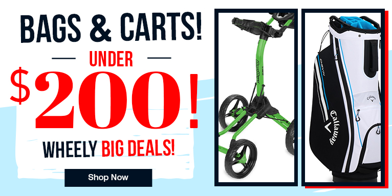 Golf Bags And Carts Under $200! Shop Now!