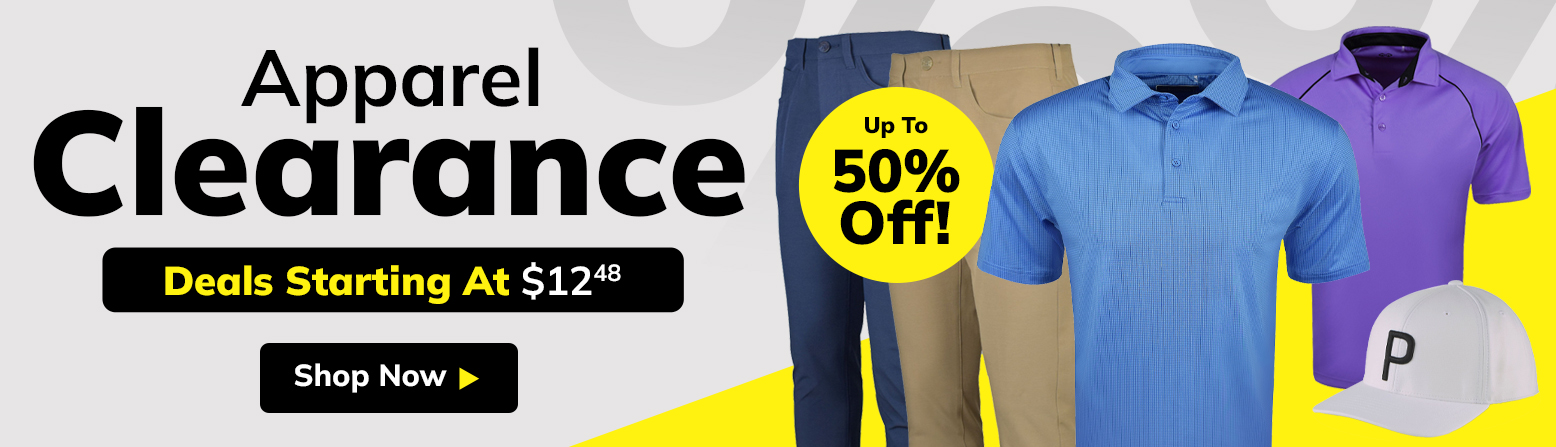 Apparel Clearance! Shop Now!
