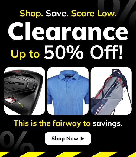 Up To 50% Off Golf Gear Clearance! Save Huge with Big Discounts On Golf Clubs, Golf Balls, Bags, and MORE! Shop Now!