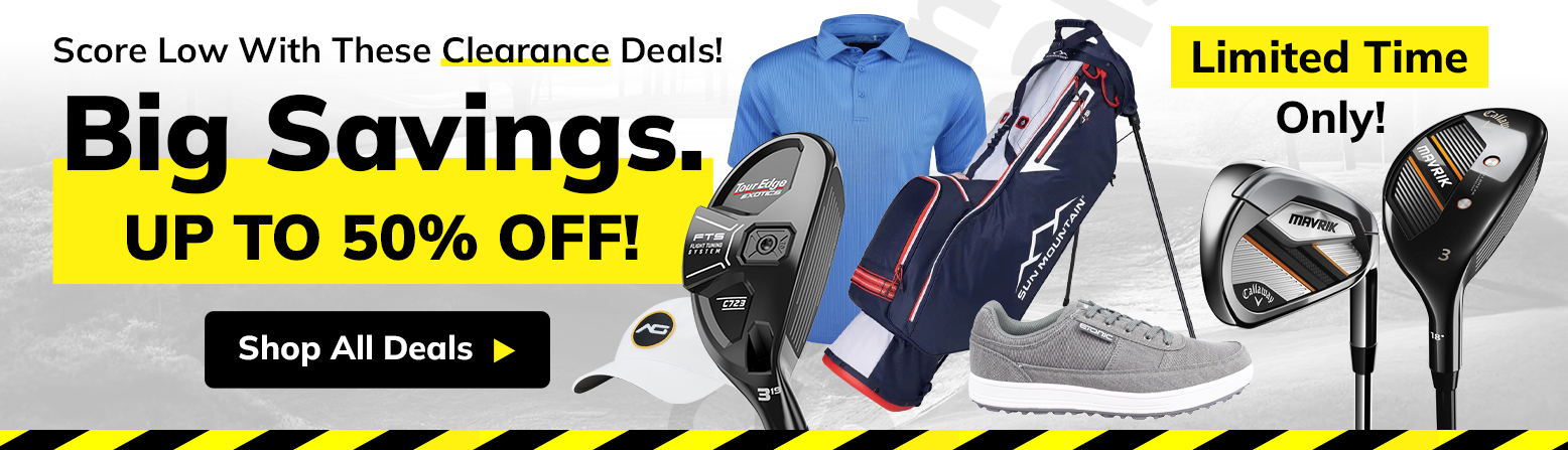 HOTTEST Golf Clearance Deals! Shop Now!
