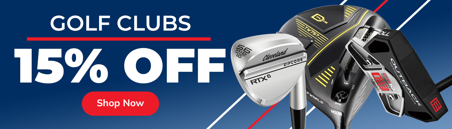 15% Off Golf Clubs! Shop Now!