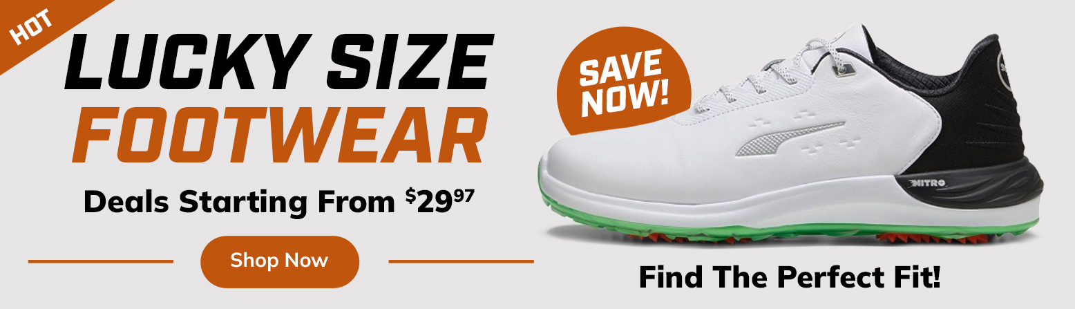 Lucky Size Golf Shoes And Footwear Sale! Save Up To 50%! Shop Now!