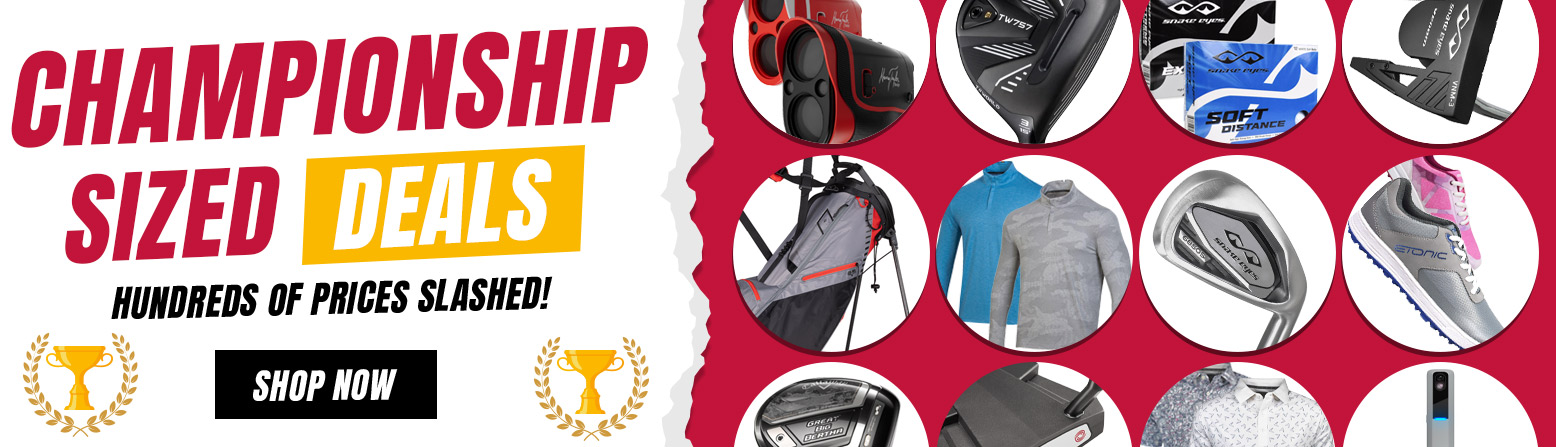 Championship Sized Golf Gear Deals For The Presidents Cup! Hundreds of prices slashed! Shop Now! - desktop image