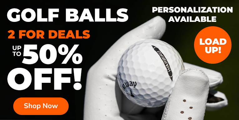 "2 For" Golf Balls Deals! Personalize Them! Shop Now!