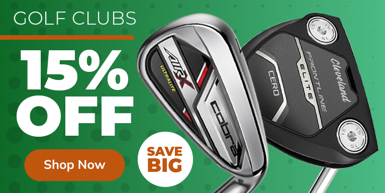 15% Off Golf Clubs! Shop Now!