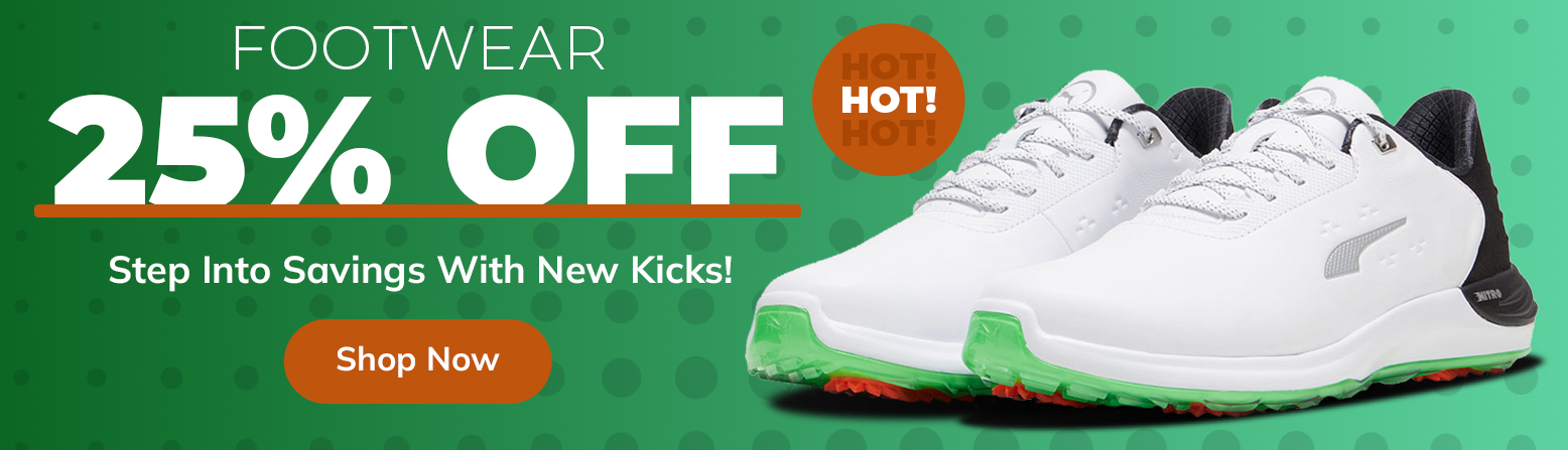 25% Off Golf Shoes And Footwear! Shop Now!