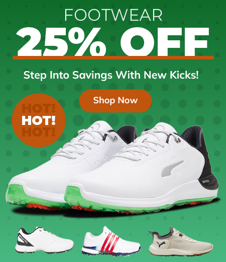25% Off Golf Shoes And Footwear! Shop Now!