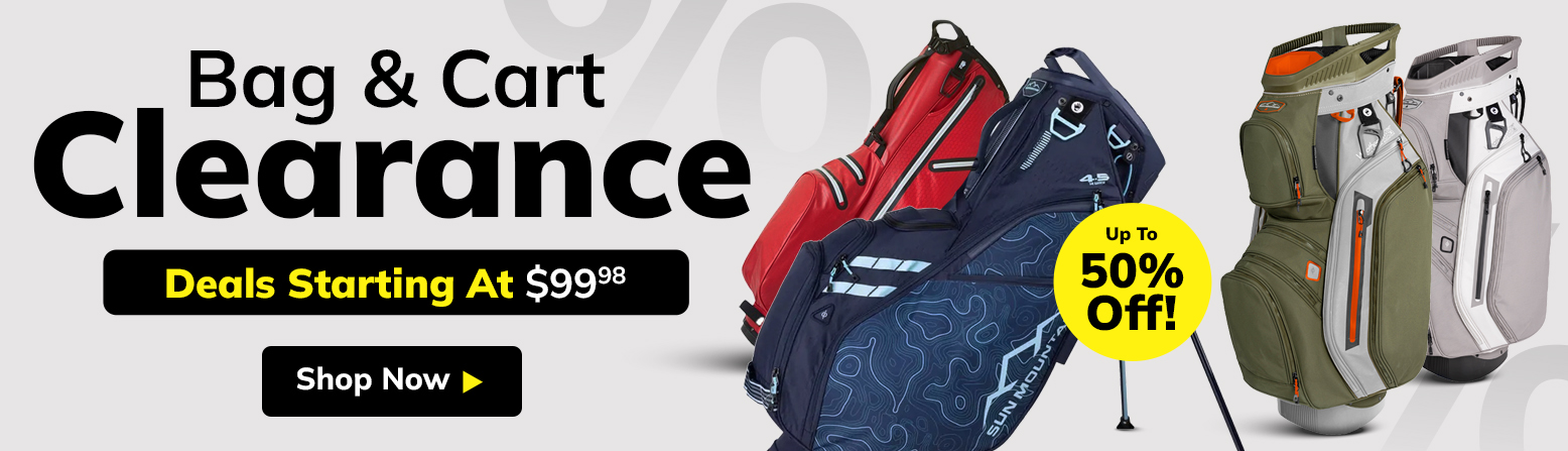 Golf Bag & Cart Clearance! Shop Now!