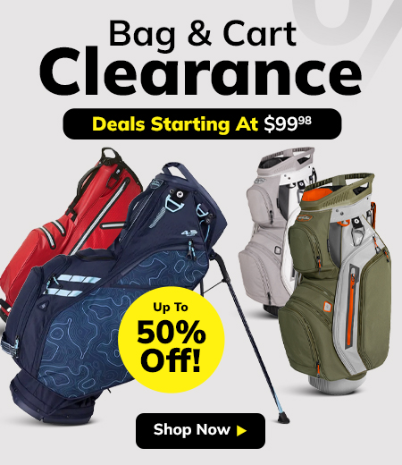 Golf Bag & Cart Clearance! Shop Now!