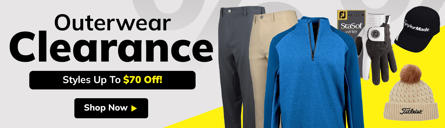 Golf Outerwear Blowout - Save Up To $70! Shop Now!