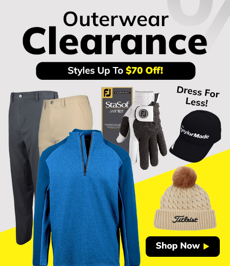Golf Outerwear Blowout - Save Up To $70! Shop Now!