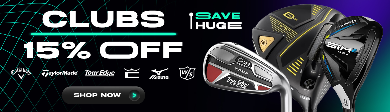 15% Off Golf Clubs! Shop Now!