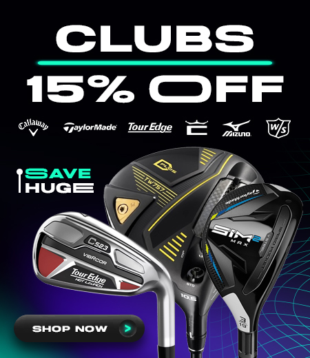 15% Off Golf Clubs! Shop Now!