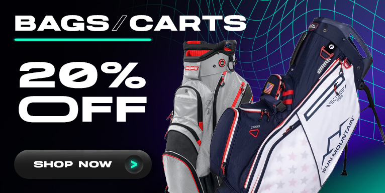 20% Off Golf Bags & Carts! Shop Now!