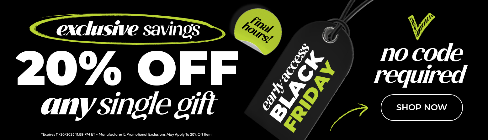 20% Off ANY Single Item! Shop Now!