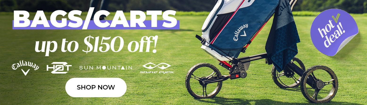 Golf Bags & Golf Carts - Save Up To $150! Shop Now!