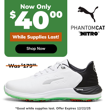 Flash Sale ⚡ $40 Puma PHANTOMCAT NITRO Spikeless Golf Shoes! Shop Now!
