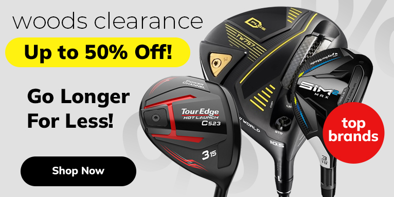 Woods Clearance - Drivers, Fairway Woods & Hybrids From $49.98! Shop Now!