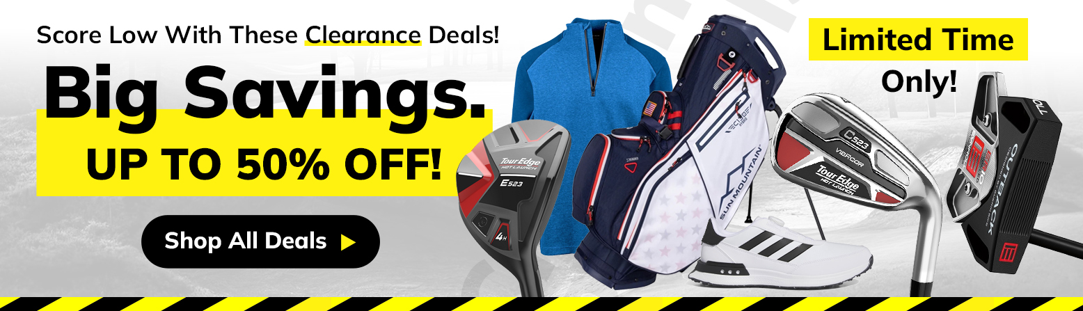 9 Amazing Clearance Deals On Golf Clubs, Balls, Bags, And More! Shop Now!