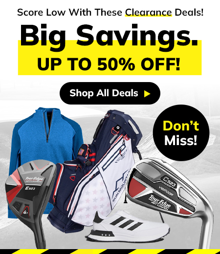 9 Amazing Clearance Deals On Golf Clubs, Balls, Bags, And More! Shop Now!