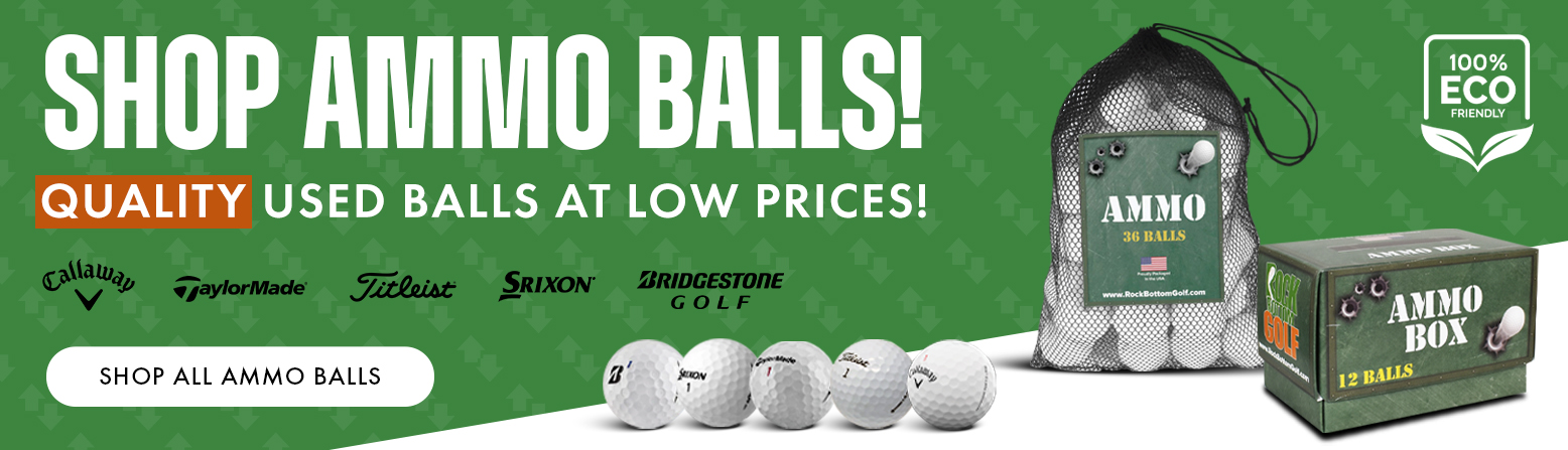 Save MORE on Used Golf Balls at Rock Bottom Golf!